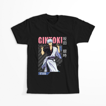 Koszulka Czarna Gintama WYBIERZ KOLOR KOSZULKI I FASON