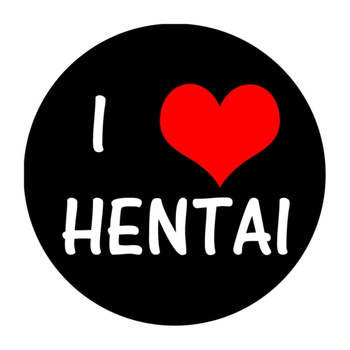 Przypinka I ♥ HENTAI