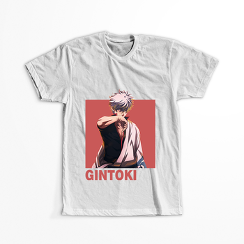 Koszulka Biała Gintama WYBIERZ KOLOR KOSZULKI I FASON