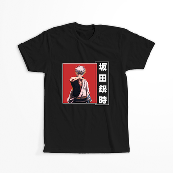 Koszulka Czarna Gintama WYBIERZ KOLOR KOSZULKI I FASON