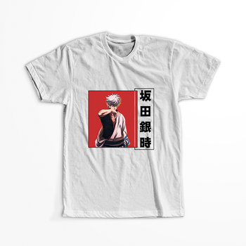 Koszulka Biała Gintama WYBIERZ KOLOR KOSZULKI I FASON