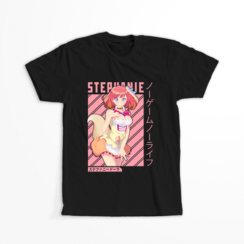 Koszulka Czarna No Game No Life - WYBIERZ KOLOR KOSZULKI I FASON