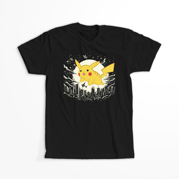 Koszulka Czarna - Pokemon - WYBIERZ KOLOR KOSZULKI I FASON