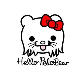 Przypinka Hello Pedobear