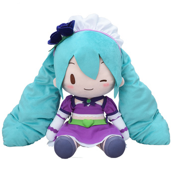 Hatsune Miku x Love and Berry: Dress Up and Dance! Fuwapuchi Plush Toy Kirarin Purple (Sparkly Purple)