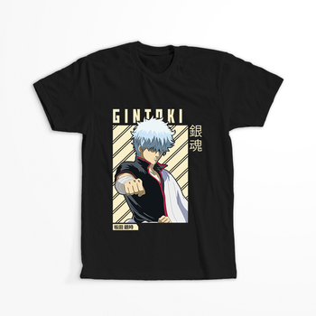 Koszulka Czarna Gintama WYBIERZ KOLOR KOSZULKI I FASON