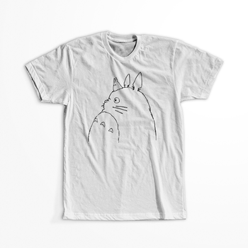 Koszulka Biała My Neighbor Totoro / Mój sąsiad Totoro - WYBIERZ KOLOR KOSZULKI I FASON