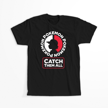 Koszulka Czarna  - Pokemon - WYBIERZ KOLOR KOSZULKI I FASON