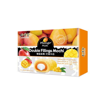 Bamboo House Mochi Double Filling Mango Milk  180g