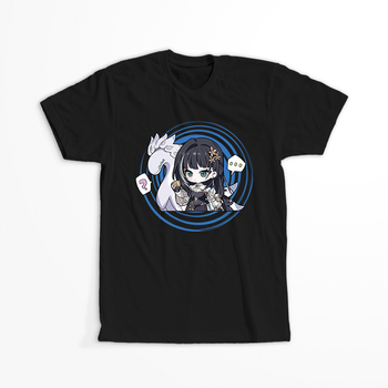 Koszulka Czarna Wuthering Waves - WYBIERZ FASON I KOLOR KOSZULKI