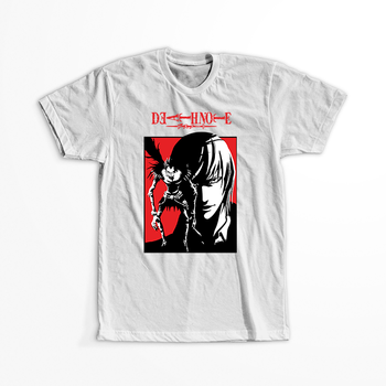 Koszulka Biała Death Note - WYBIERZ KOLOR KOSZULKI I FASON