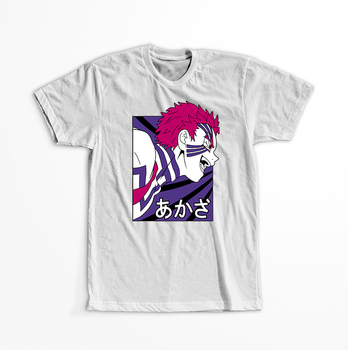 Koszulka Biała Demon Slayer / Kimetsu no Yaiba / Miecz zabójcy demonów - WYBIERZ KOLOR KOSZULKI I FASON