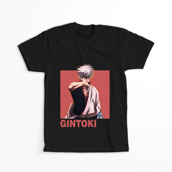 Koszulka Czarna Gintama WYBIERZ KOLOR KOSZULKI I FASON