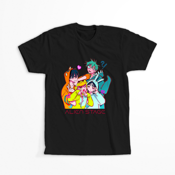 Koszulka Czarna Alien Stage WYBIERZ KOLOR KOSZULKI I FASON