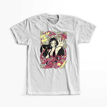 Koszulka Biała Demon Slayer / Kimetsu no Yaiba / Miecz zabójcy demonów - WYBIERZ KOLOR KOSZULKI I FASON