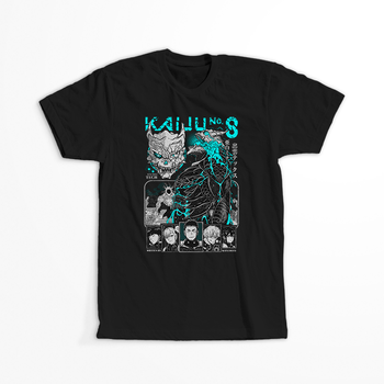 Koszulka Czarna - Kaiju No.8 - WYBIERZ KOLOR KOSZULKI I FASON