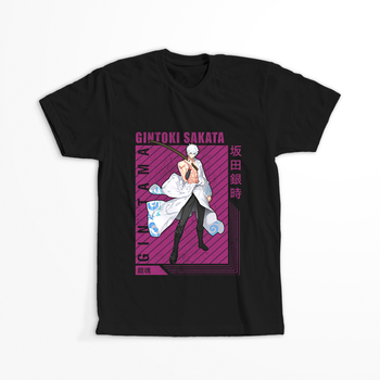 Koszulka Czarna Gintama WYBIERZ KOLOR KOSZULKI I FASON