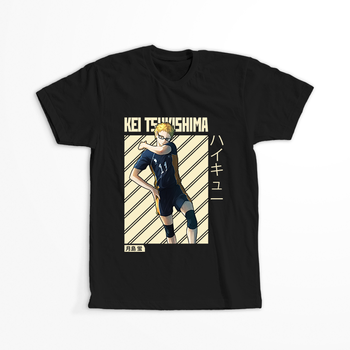 Koszulka Czarna - Haikyuu!!  - WYBIERZ KOLOR KOSZULKI I FASON