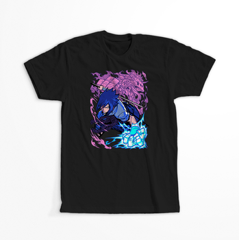 Koszulka Czarna Naruto / Boruto - WYBIERZ KOLOR KOSZULKI I FASON