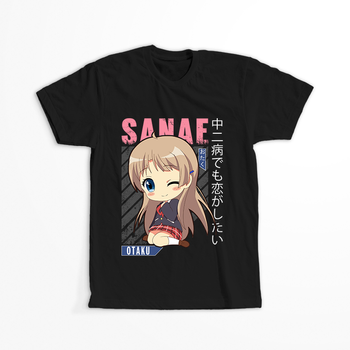 Koszulka Czarna Chuunibyou demo Koi ga Shitai! / Love, Chunibyo & Other Delusions! - WYBIERZ KOLOR KOSZULKI I FASON