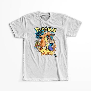 Koszulka Biała - Pokemon - WYBIERZ KOLOR KOSZULKI I FASON