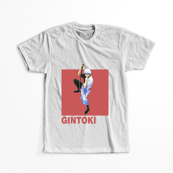 Koszulka Biała Gintama WYBIERZ KOLOR KOSZULKI I FASON
