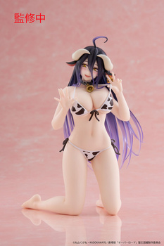 Overlord - Albedo - Desktop Cute - Cow Patern Swimsuit ver.