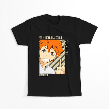 Koszulka Czarna - Haikyuu!!  - WYBIERZ KOLOR KOSZULKI I FASON