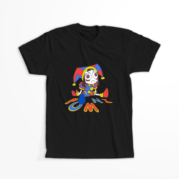 Koszulka Czarna The Amazing Digital Circus / Obłędny Cyfrowy Cyrk - WYBIERZ KOLOR KOSZULKI I FASON