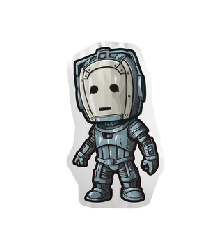Poduszka Chibi Doctor Who - Cyberman