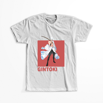 Koszulka Biała Gintama WYBIERZ KOLOR KOSZULKI I FASON