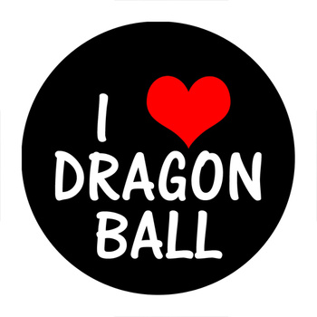 Przypinka I ♥ Dragon Ball