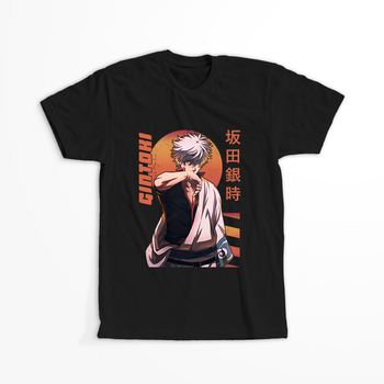 Koszulka Czarna Gintama WYBIERZ KOLOR KOSZULKI I FASON