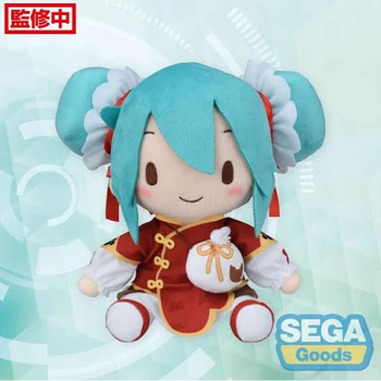 Hatsune Miku Series Fuwapuchi M Outing Series Chinatown Ver. Plush