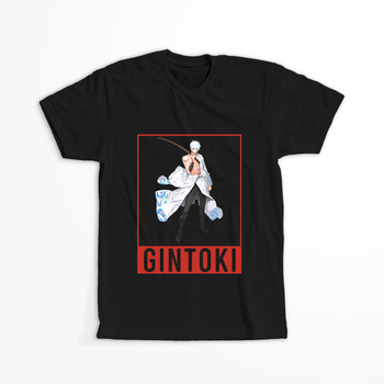 Koszulka Czarna Gintama WYBIERZ KOLOR KOSZULKI I FASON
