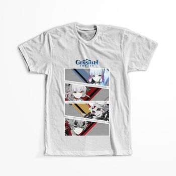 Koszulka Biała Genshin Impact WYBIERZ KOLOR