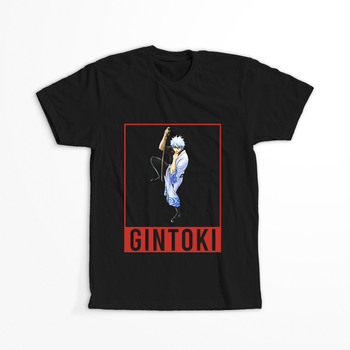 Koszulka Czarna Gintama WYBIERZ KOLOR KOSZULKI I FASON
