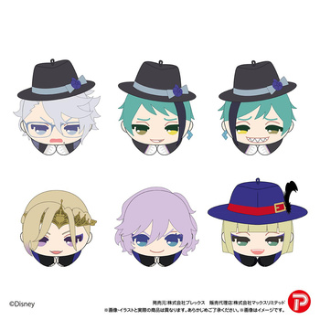 Zestaw 6szt. TW-37 'Disney Twisted Wonderland' Hug Character Collection 6 Plush