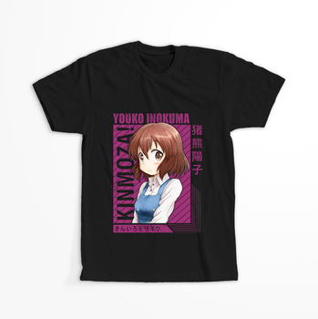 Koszulka Czarna Kinmoza! WYBIERZ KOLOR KOSZULKI I FASON