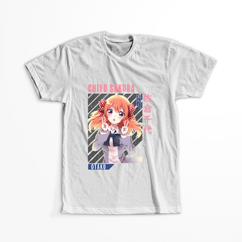 Koszulka Biała Gekkan Shoujo Nozaki-kun - WYBIERZ FASON KOSZULKI
