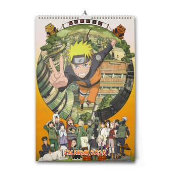 Kalendarz Naruto 2026 A4