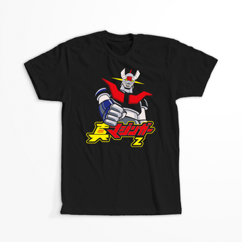 Koszulka Czarna Mazinger - WYBIERZ KOLOR KOSZULKI I FASON