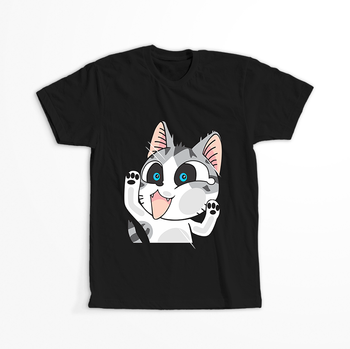 Koszulka Czarna - Chii Sweet Home - WYBIERZ KOLOR KOSZULKI I FASON