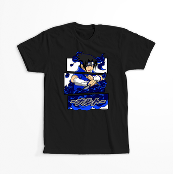 Koszulka Czarna Naruto / Boruto - WYBIERZ KOLOR KOSZULKI I FASON