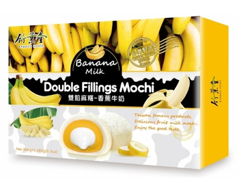 Bamboo House Mochi Double Filling Banana Milk  180g