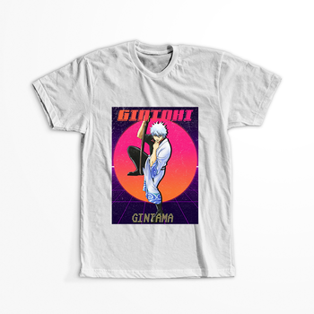 Koszulka Biała Gintama WYBIERZ KOLOR KOSZULKI I FASON