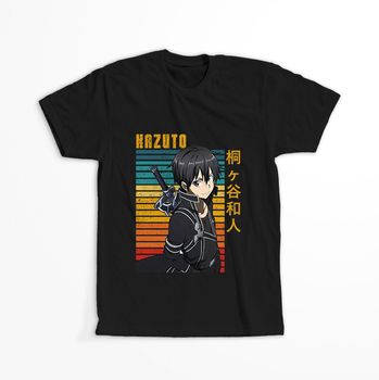 Koszulka Czarna Sword Art Online WYBIERZ KOLOR KOSZULKI I FASON