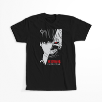 Koszulka Czarna Tokyo Ghoul - WYBIERZ KOLOR KOSZULKI I FASON