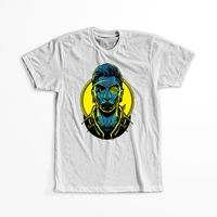 Koszulka Biała Cyberpunk Edgerunners - WYBIERZ KOLOR KOSZULKI I FASON