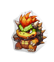 Poduszka Chibi Mario Bros - Bowser